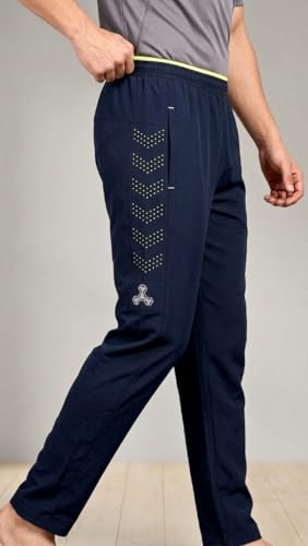 Image of Prince Sports Men's Chevron Pattern Track Pant | Sports, Gym & Casual Wear Lower for Men