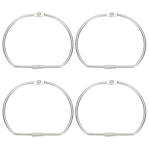 Anneaux pour classeur 4 pouces PATIKIL en métal pour fiches et DIY