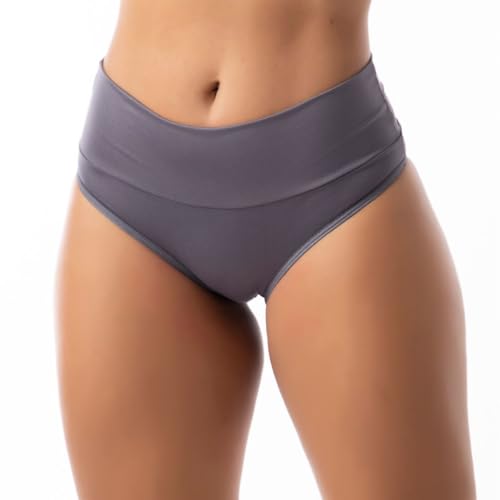 Kit 10 Calcinhas Femininas, Cintura Alta, Calcinha Modeladora, Forro 100% Algodão (GG)