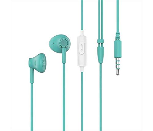 Pantone - PT-WDE001L - Wired Earphone 3.5MM - Azzurro/PLASTICA