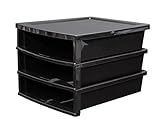 Storex 3 Compartment Paper & Craft Organizer
