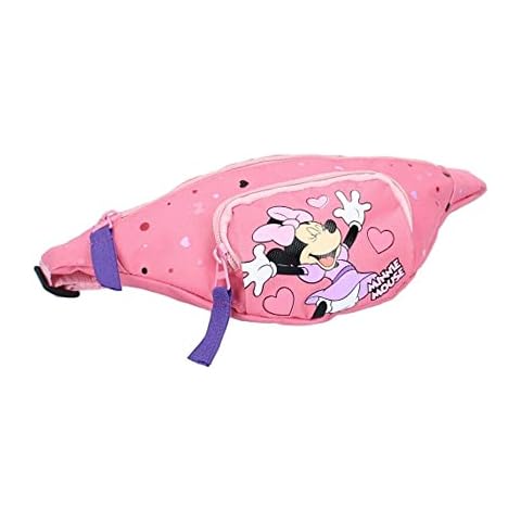 Textiel Trade Girl's Minnie Mouse Bumbag Waist Pack, Pink Cover