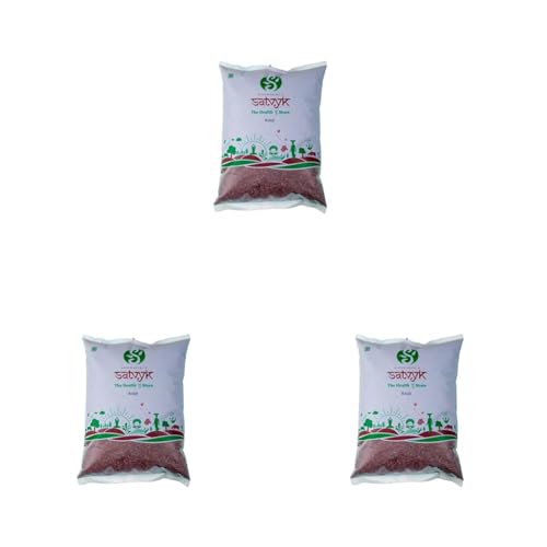Image of S Siddhagiri's SATVYK THE HEALTH re STORE Ragi Whole (Set of 5-5kg) - Unpolished Finger Millet | Gluten Free Nachni | Whole Grain Ragi | High Plant Protein & Fiber (Pack of 3)