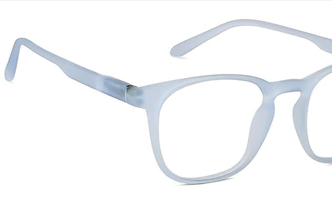 Image of Premium Zero Power Blue Cut With Photochromic Lens | Anti Glare and UV Protection Full Frame Navigator Unisex Spectacles Glasses