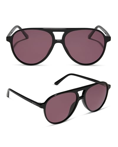 DIFF Tosca II Oversized Aviator Sunglasses for Women and Men | Fashionable & Trendy | UV400 Protection