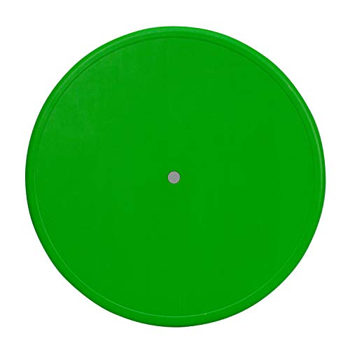 Flash Furniture 33'' Round Green Plastic Height Adjustable Activity Table #TOP2