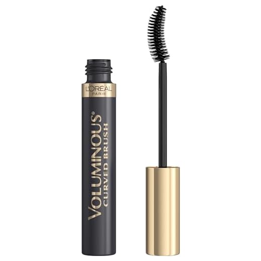L'Oreal Paris Makeup Voluminous Original Curved Brush Mascara, Black, 0.28 Fl Oz