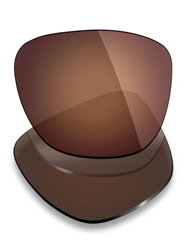 Mryok Lentes de repuesto polarizadas compatibles con Ray-Ban Meta Wayfarer RW4008 53 mm, color marrón bronce