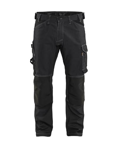 Pantalon de travail artisan stretch Blaklader 1751 noir confort denim souple