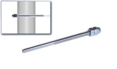 VistaView CableTec Stainless Steel DIY Hand-Crimp Threaded Tensioner Ends for 1/8" Cable Railing (3-3/4” Long, for Wood Or Metal Posts) - Lot of 250