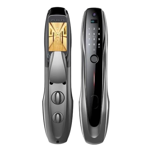 PYQMZTRV Smart Door Lock USmart Go Wifi Lock Password Key Card Fingerprint Smart Door Lock With Cat Eye Camera