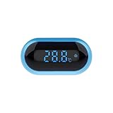 Jooheli Aquarium Thermometer,LED Digitalanzeige Hohe Präzision Elektronische Temperaturmessung Thermometer für Kaltwasser Süßwasser Marine Aquarium