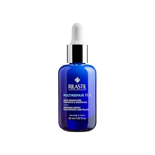 Rilastil Multirepair H.A. Sérum Detox Viso, Antioxidante y Reparadora, Hidratante y relleno para todo tipo de piel, 30 ml