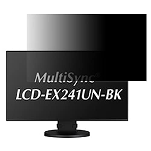 NEC LCD-EX241UN / LCD-EX241UN-BK 向けの 23.8インチ 16:9 覗き見防止 フィルター プライバシーフィルター パソコンPC モニター 液晶保護フィルム 覗き見防止シート ブルーライトカット 反射防止 セキュリティーのぞ