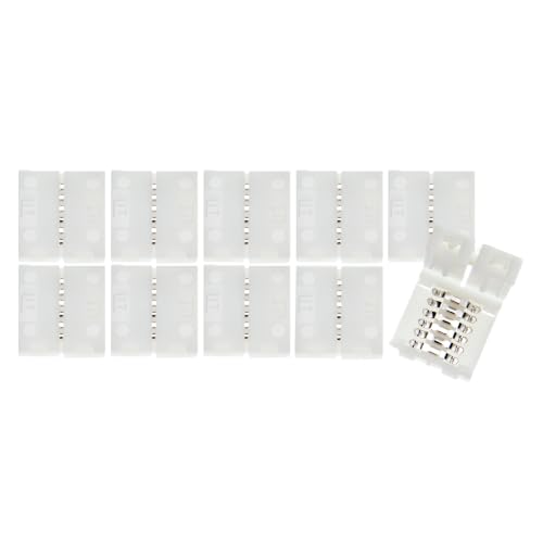 Image of Cable Extensions & Connectors for Nanoleaf Essentials | Cut-End to Cut-End Connector (10 Pack, White)