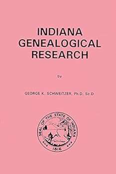 Paperback Indiana Genealogical Research Book