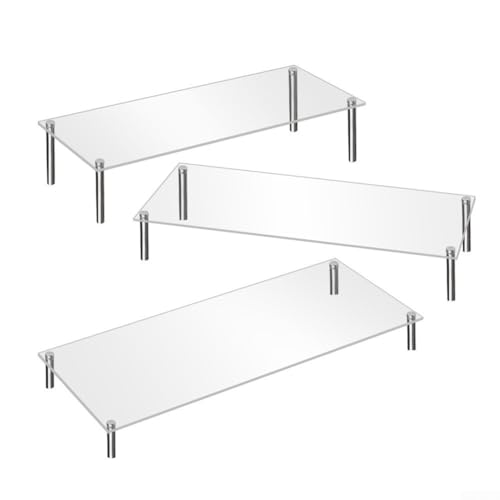 Sisinkal Soporte Elevador De Exhibición De Acrílico Transparente Para Postres Y Panadería, Para Figuras De Cupcakes, Pasteles, Cosméticos, Joyas, Tienda Minorista, Mostrador De Exposiciones 30 X 15 X Sisinkal Soporte Elevador De Exhibición De Acrílico Transparente Para Postres Y Panadería, Para Figuras De Cupcakes, Pasteles, Cosméticos, Joyas, Tienda Minorista, Mostrador De Exposiciones 30 X 15 X