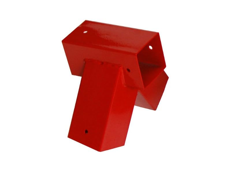 Giunto per Altalena per Pali Quadrati da 9 x 9 cm - Rosso
