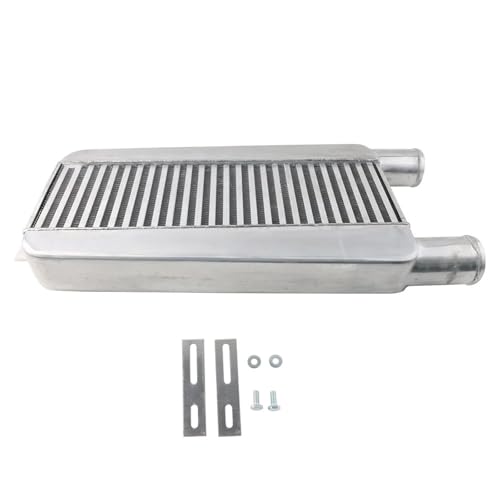 Radiador intercooler Intercooler de aluminio de 3 pulgadas, montaje Turbo de 24'x11'x3', Intercooler de aluminio del mismo lado, radiador de placa de 2,5' Intercooler coche