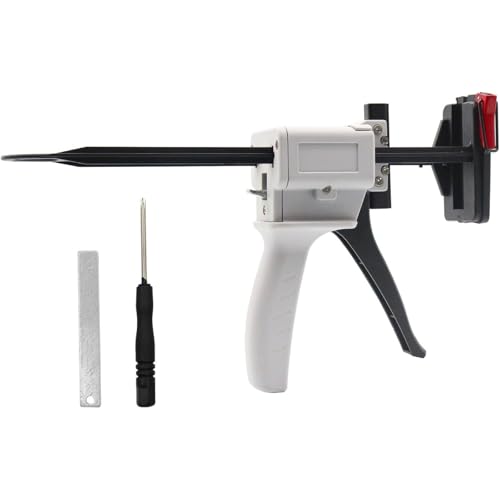 Pistola de pegamento de tubo de pasta de dientes, dispensador de pegamento universal 704, pistolas de pegamento manual de silicona, tubos de pasta de dientes, exprimidor para aplicaciones de sellador