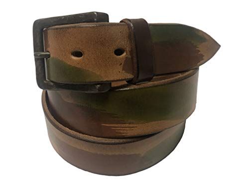 Fresco Golf Leather Calf Antique Camo Mens Belt
