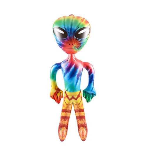 90 cm Inflatable Alien Blow up Alien Large for Halloween Decorations Space Theme Party Birthday Party Decor 90 Cm Blow-Up Figure