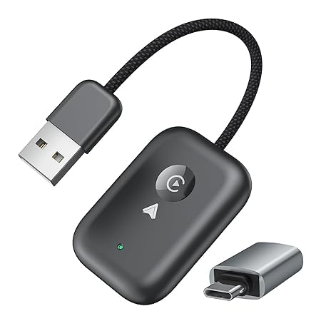 HB PLUS 2 in1 Wireless CarPlay Adapter Upgrade Wired CarPlay to Wireless, 2024 CarPlay Wireless Dongle Designed for Apple CarPlay iPhone/Androd Plug and Play Seamless Fast Response Stable-image-37