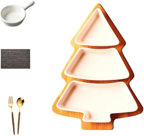 WQNB �N���G�C�e�B�u�N���X�}�X�c���[ �Z���~�b�N & �|���X�i�b�N�v���[�g - �t���[�c/�L�����f�B�[������ ���w�����̃f�U�C�� �N���X�}�X�p�[�e�B�[���� �ƒ�p/�p�[�e�B�[���� (�X���[�� �z���C�g + �M�t�g)