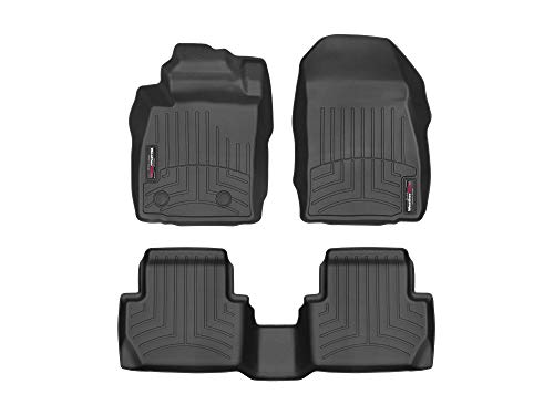 WeatherTech Custom Fit FloorLiner for Ford EcoSport - 1st & 2nd Row (Black)