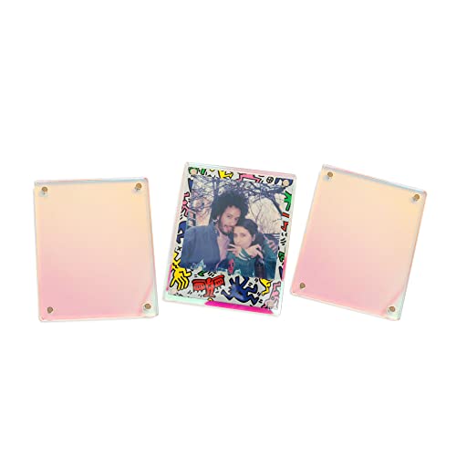 Paquete de película Polaroid Focus con caja de almacenamiento, marcos magnéticos, compatible con cámaras 600 y SX-70, marcos con clips miniatura 4