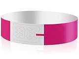 chuanhylis 400 Piezas Pulseras de Papel, Impermeable Pulseras para Fiestas, Autoadhesivo Pulsera para Eventos, Resistente Desgaste y Desgarro para Eventos, Fiestas y Festividades (Dorado) (Rosa)