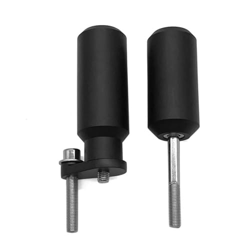 Motorräder Sturzpads Für Kawasaki Für Ninja Für ZX-6R Für ZX 6R Für ZX636 2005 2006 Motorrad Schwarz & Carbon No Cut Rahmen Sliders Crash Fallen Schutz Motorrad Motor Crash Sliders ( Color : Schwarz )