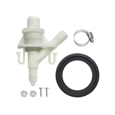 385311641 RV Toilet Water Valve Kit Replacement for Dometic and Sealand 300, 301, 310, 311, 320, 321 Series Pedal-Flush Toilets Camper Trailer RV Toil?1?