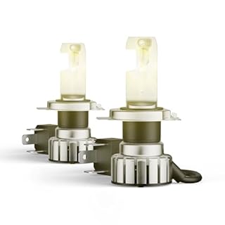 OSRAM NIGHT BREAKER LED VINTAGE H4 + adattatore R2, 3000K, temperatura di colore bianco caldo, fino al 330% di luminosità in più