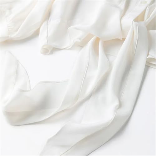 Chemise en crêpe de soie blanche élégante pour un look chic au bureau