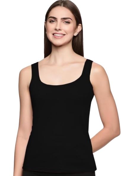 Women's Solid Colour Cotton Blend Pack of 1 Tank Top CamisoleComfortable, Breathable, Lightweight, Skin Friendly-picture-35