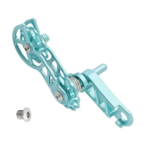 Oxxggkao Single Speed Mountain Bike Chain Tensioner 11T Guide Roller Cycling Double Spring Chain Guide Bike Protectors Easy to Use