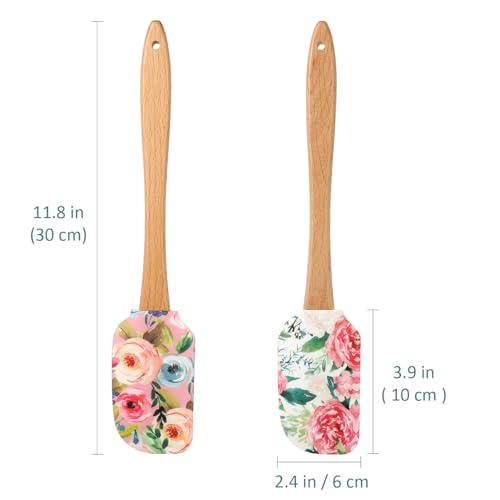 Aboofan N54JQ11MX0CM754RPMR14V Silicone Floral Spatula thumb #5