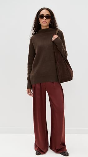 Image of Vince Women's Boiled Funnel Neck Pullover