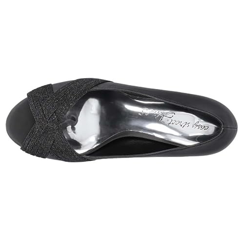 Easy Street Lavish Womens Pump 10 BM US BlackSatin2