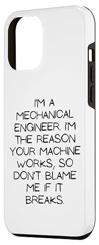 Image of iPhone 14 Plus Motivational Saying Mechanical Engineer Learning School Gag Case