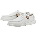 Hey Dude Men's Wally Linen | Men's Loafers | Men's Slip On Shoes | Comfortable & Light-Weight - Image 4