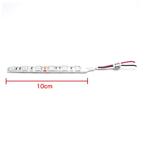 5 Piezas Tira LED Blanca 10 cm Impermeable 12V miniatura 4