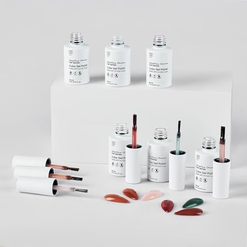 Set de Gel Jelly Rubí Vibe Otoño 6 Colores Translúcido