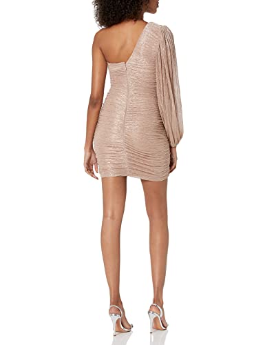 Image of BCBGMAXAZRIA Women's Mini Dress with One Long Relaxed Sleeve