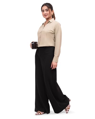 Image of ESTA Women Full Sleeve Stylish Western Official Formal Shirts Regular fit Shirts for Women