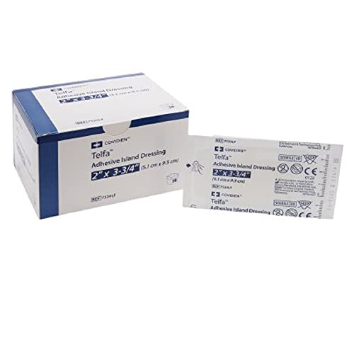7539Lf Telfa Island Wound Dressing Latex Free Sterile Gauze 2 X 3-3/4 Adherent 50per Box. 7539Lf by
