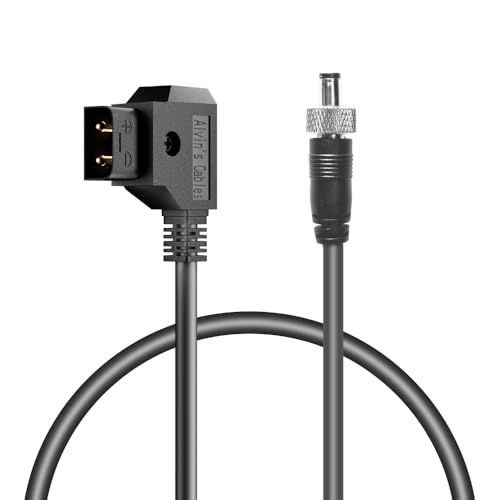 Cable D-Tap con bloqueo DC Alvin's Cables evita desconexiones en monitor