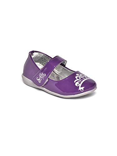 Image of Disney Girl's Sofia The First by Toothless Kids Girls Ballerina Purple Ballet Flats