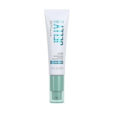 Maybelline New York  Poreless Jelly Prebase Facial Difuminadora con Niacinamida  Textura Gel Refrescante  Difuminación Instantánea para una Piel Suave y Sin Poros  30 ml